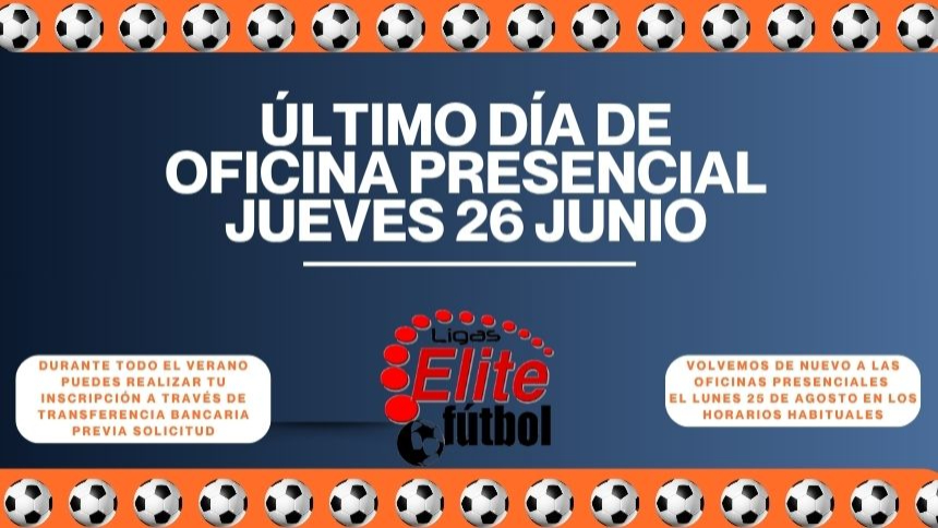 ULTIMA SEMANA DE OFICINAS PRESENCIALES 